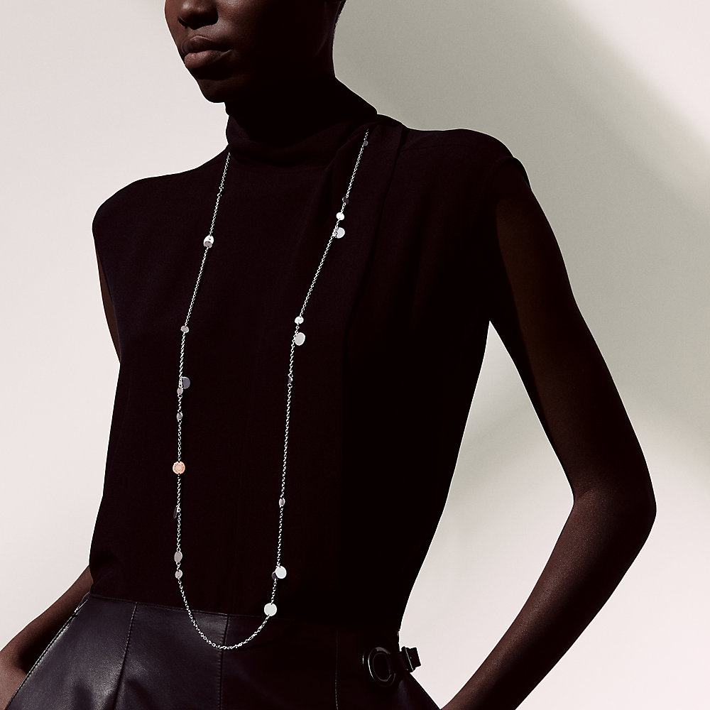 Confettis long necklace 120 Hermès Portugal